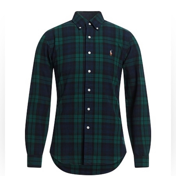 Polo Ralph Lauren- Plaid Button Front Men’s Long Sleeve Shirt- Size XL